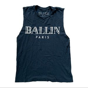 BLTEE Brian Lichtenberg size M - Ballin Paris muscle tee